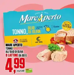 Coop Mare Aperto Tonno all'olio di oliva offerta