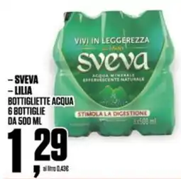 Coop Sveva Acqua Minerale Effervescente Naturale offerta