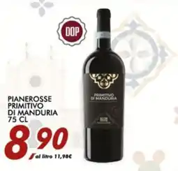 Coop Pianerosse Primitivo di Manduria offerta