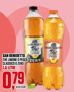 Coop San Benedetto Thè Limone o Pesca offerta