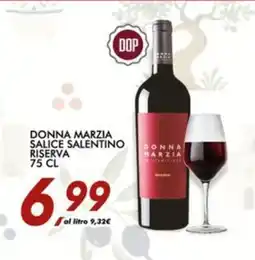 Coop DONNA MARZIA SALICE SALENTINO RISERVA offerta