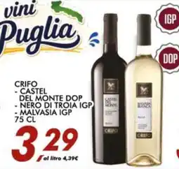 Coop Crifo castel del monte dop offerta