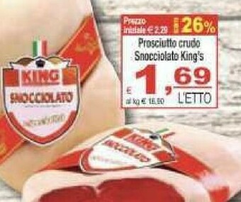 CTS Supermercati Prosciutto crudo offerta