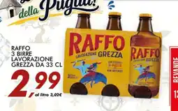 Coop RAFFO LAVORAZIONE GREZZA offerta