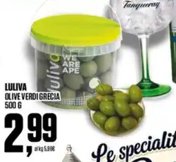 Coop LULIVA OLIVE VERDI GRECIA offerta