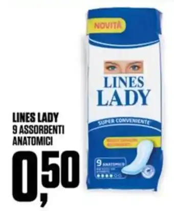 Coop LINES LADY offerta