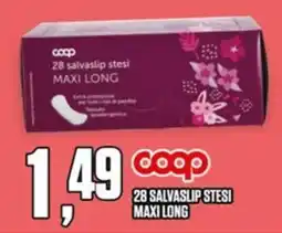 Coop salvaslip stesi MAXI LONG coop offerta