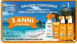 Coop Garnier Ambre Solaire offerta