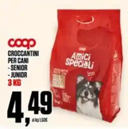 Coop CROCCANTINI PER CANI - SENIOR - JUNIOR offerta
