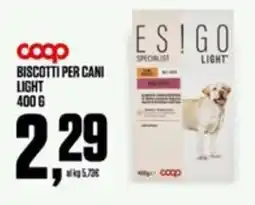 Coop BISCOTTI PER CANI LIGHT offerta