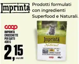 Coop Impronta Crocchette per Gatti offerta