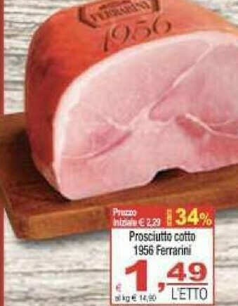 CTS Supermercati Prosciutto cotto offerta