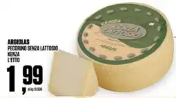 Coop Argiolas pecorino senza lattosio kenza offerta
