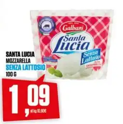 Coop Santa Lucia Mozzarella Senza Lattosio offerta