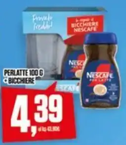 Coop PERLATTE 100 G + BICCHIERE offerta