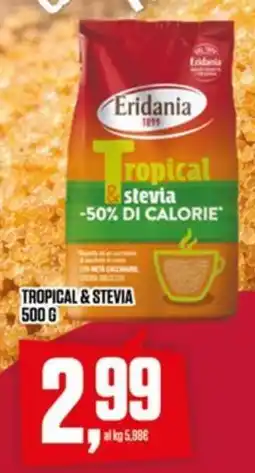 Coop Tropical & Stevia Eridania offerta