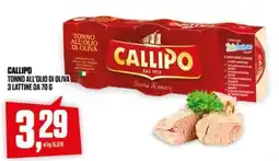 Coop CALLIPO TONNO ALL'OLIO DI OLIVA offerta