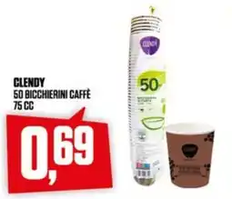 Coop Bicchierini caffè Clendy offerta