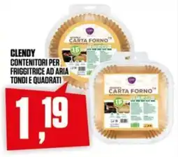 Coop Clendy contenitori per friggitrice ad aria tondi e quadrati offerta