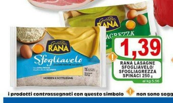 Top Supermercati Pasta all'uovo offerta