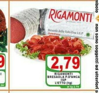 Top Supermercati Bresaola offerta