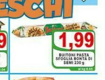 Top Supermercati Pasta sfoglia offerta