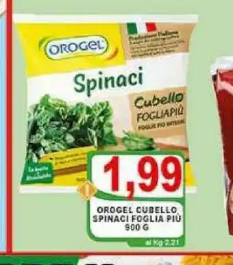 Top Supermercati Spinaci offerta
