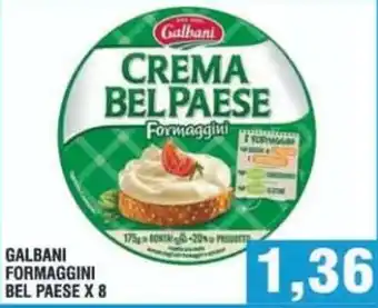 Bitar GALBANI FORMAGGINI BEL PAESE offerta