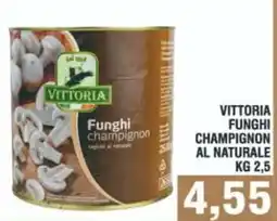 Bitar VITTORIA FUNGHI CHAMPIGNON AL NATURALE offerta