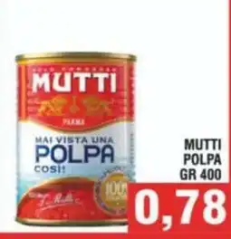 Bitar MUTTI POLPA offerta