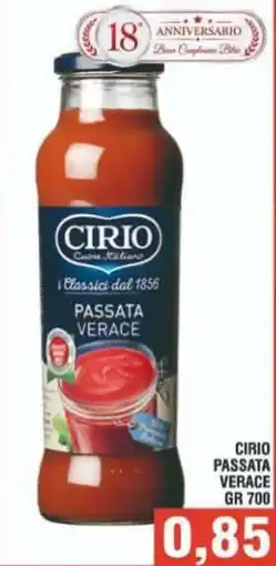 Bitar Cirio passata verace offerta