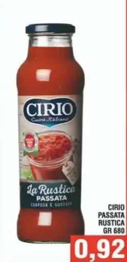 Bitar Cirio La Rustica Passata offerta