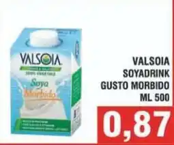 Bitar VALSOIA SOYADRINK GUSTO MORBIDO offerta