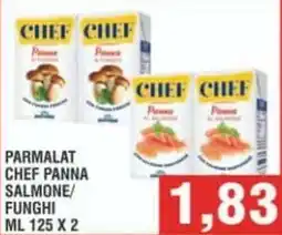 Bitar PARMALAT CHEF PANNNA SALMONE/FUNGHI offerta