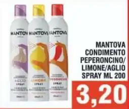 Bitar MANTOVA CONDIMENTO PEPEPERONCINO/LIMONE/AGLIO SPRAY offerta