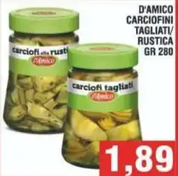 Bitar D'Amico carciofini tagliati offerta