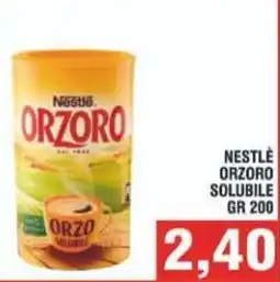 Bitar Nestlé Orzoro solubile offerta