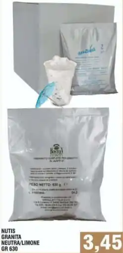 Bitar Nutis Granita Neutra/Limone offerta