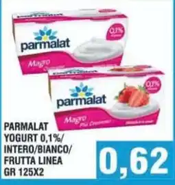 Bitar Parmalat Yogurt 0,1% Intero/Bianco/Frutta Linea offerta