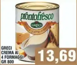 Bitar prontofresco GRECI CREMA AI 4 FORMAGGI offerta