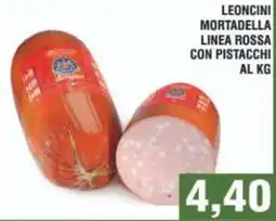 Bitar LEONCINI MORTADELLA LINEA ROSSA CON PISTACCHI offerta