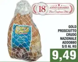 Bitar GOLD PROSCIUTTO CRUDO NAZIONALE offerta