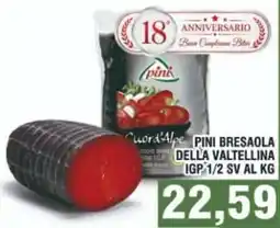 Bitar PINI BRESAOLA DELLA VALTELLINA offerta