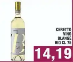 Bitar Ceretto Vino Blangé offerta