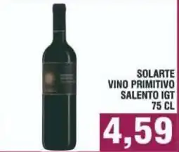 Bitar Solarte Vino Primitivo Salento IGT offerta
