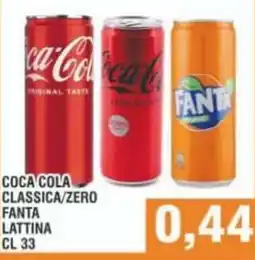 Bitar Coca Cola Classica/Zero Fanta Lattina offerta