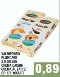 Bitar VALDIPORRO Plumcake offerta