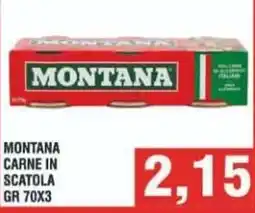 Bitar MONTANA CARNE IN SCATOLA offerta