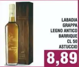 Bitar Labadia Grappa Legno Antico Barrique offerta