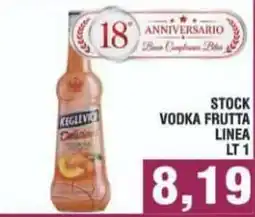 Bitar KEGLEVELIO VODKA FRUTTA offerta